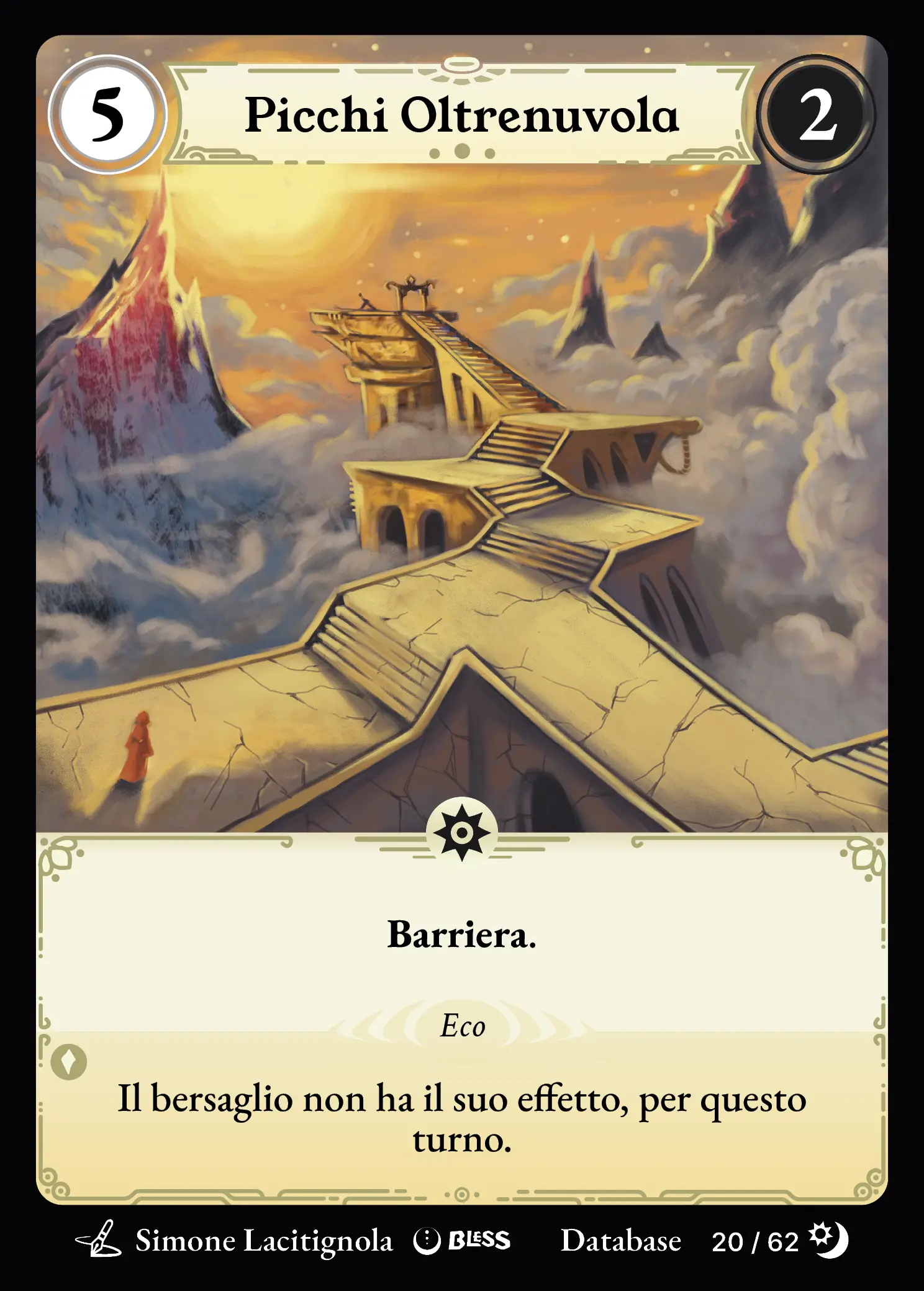 Picchi Oltrenuvola — carta di Bless