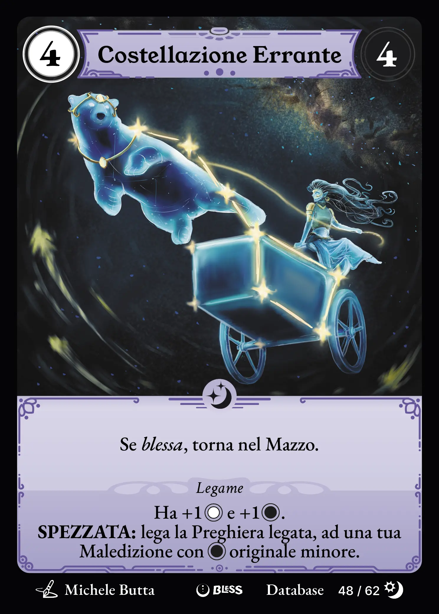 Costellazione Errante — carta di Bless