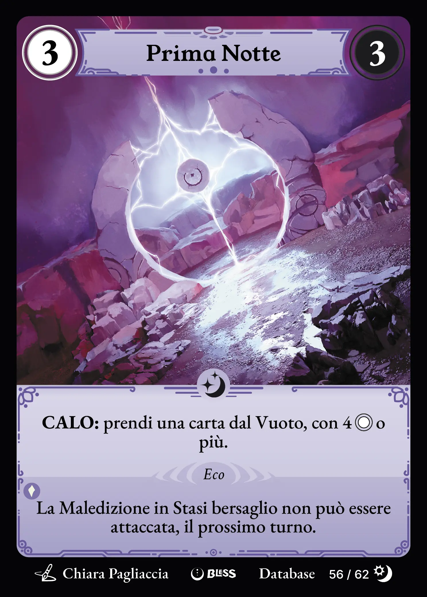 Prima Notte — carta di Bless