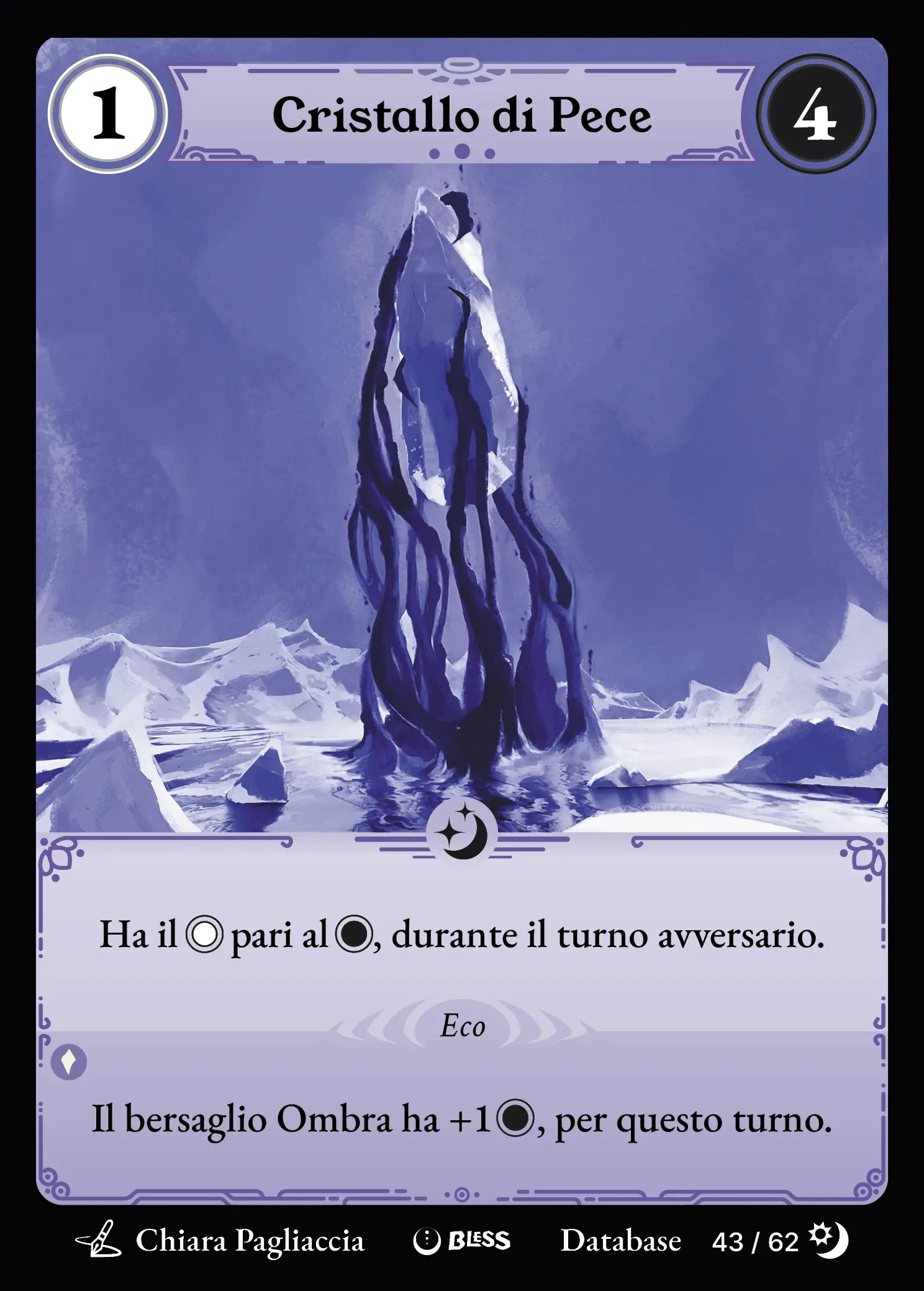Cristallo di Pece — carta di Bless